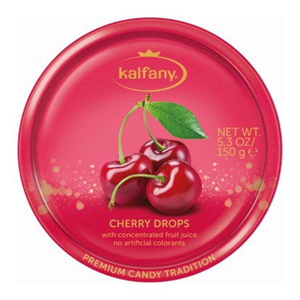 Candy Hard-Caramel Cherry – Tin – 5.29 oz (150gr)